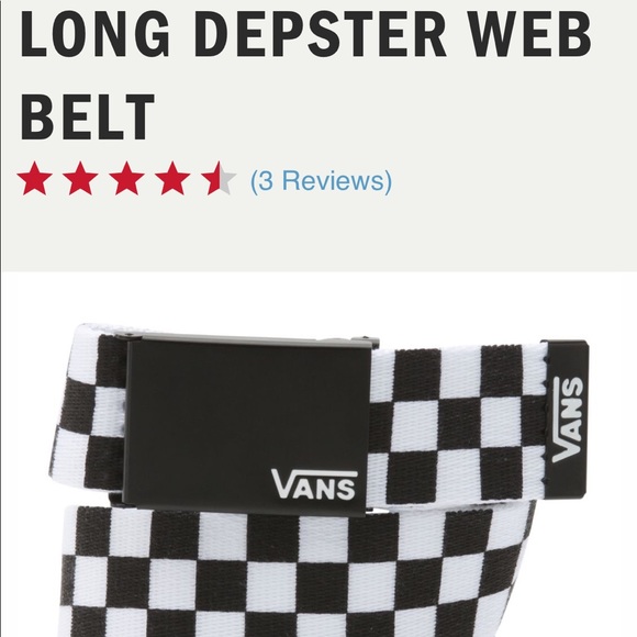 vans industrial belt